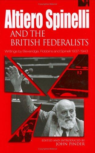 Cover for Altiero Spinelli and Brit Federa