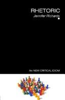 Cover for Rhetoric (The New Critical Idiom)