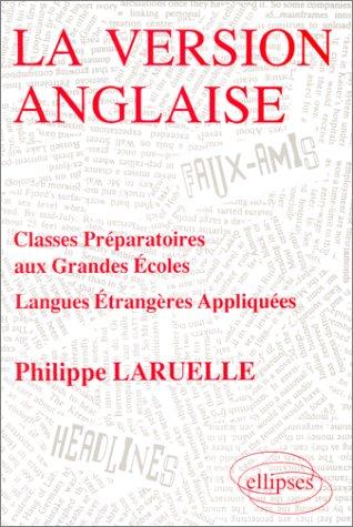Cover for La Version anglaise 