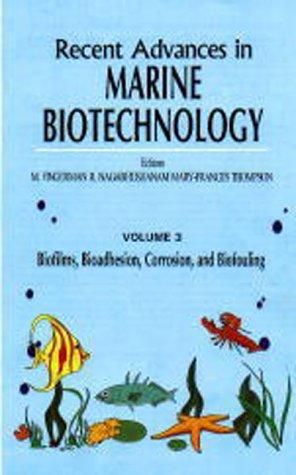 Cover for Recent Advances in Marine Biotechnology