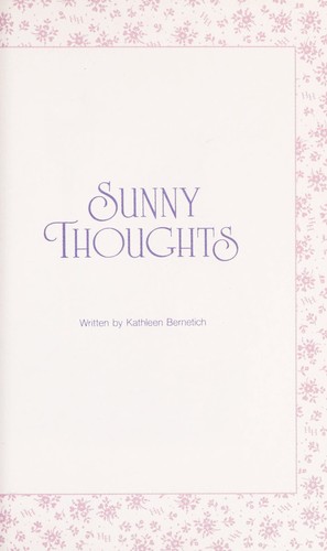 Cover for Sunny Thoughts