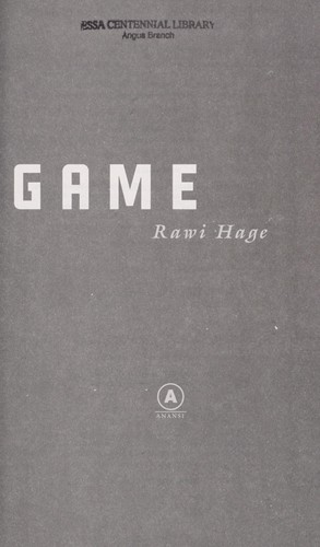 Cover for De Niro's game