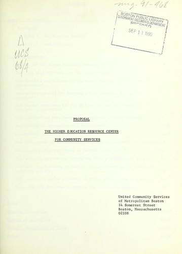 Cover for Proposal