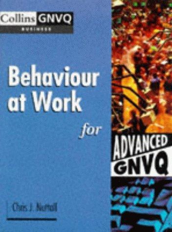 Cover for Behaviour at Work for Advanced GNVQ
