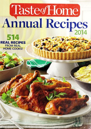 Cover for Taste of home annual recipes 2014