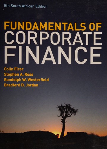 Cover for Fundamentals of Corporate Finance -South African Edition