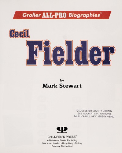 Cover for Cecil Fielder