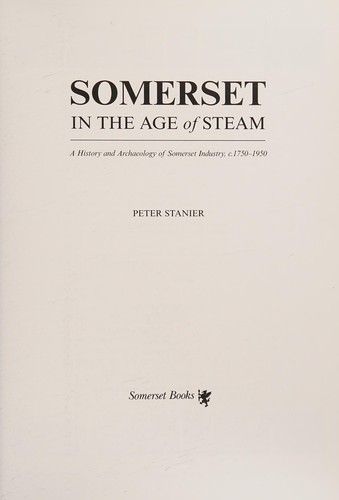 Cover for Somerset in the Age of Steam