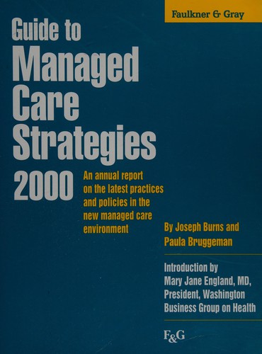 Cover for Guide to Managed Care Strategies 2000 Edition