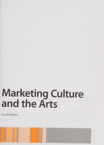 Cover for Marketing Culture and the Arts