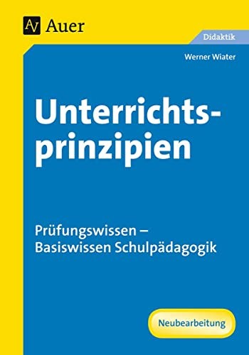 Cover for Unterrichtsprinzipien.