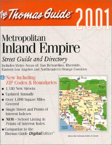 Cover for Thomas Guide 2001 Metro Inland Empire (Thomas Guide Metropolitan Inland Empire Street Guide & Directory)