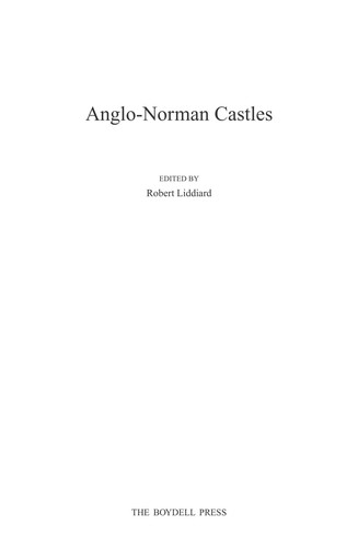 Cover for Anglo-Norman castles