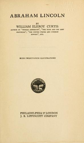 Cover for Abraham Lincoln.