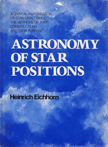 Cover for Astronomy of star positions