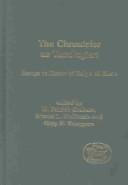Cover for The Chronicler as theologian
