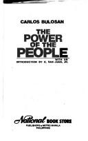 Cover for The power of the people