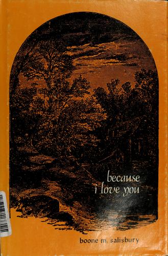Cover for Because I love you