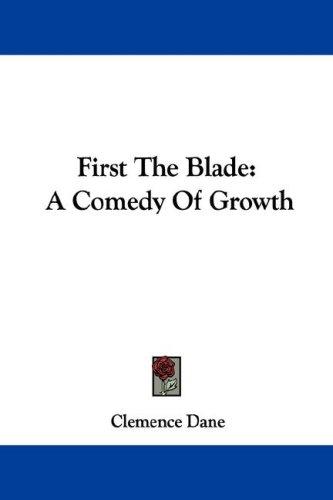 Cover for First The Blade