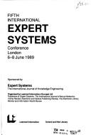 Cover for Fifth International Expert Systems Conference, London, 6-8 June, 1989