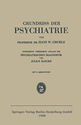 Cover for Grundriss Der Psychiatrie