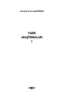 Cover for Tarih araştırmaları