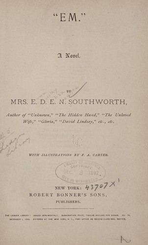 Cover for "Em."