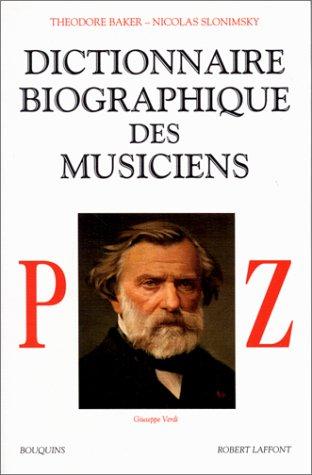 Cover for Dictionnaire biographique des musiciens, tome 3 