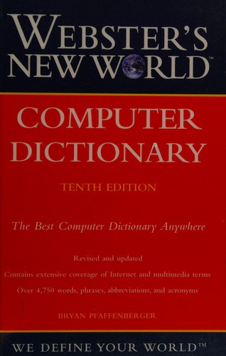 Cover for Webster's new world computer dictionary