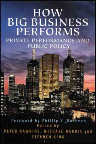 Cover for How big business performs