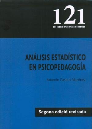 Cover for Análisis estadístico en psicopedagogía