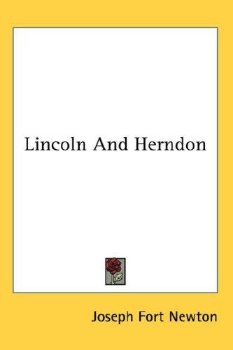 Cover for Lincoln And Herndon