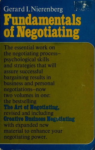 Cover for The Fundamentals of Negotiating