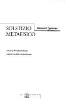 Cover for Solstizio metafisico