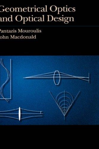 Cover for Geometrical optics and optical design