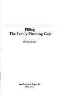 Cover for Filling the family planning gap