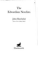 Cover for The Edwardian novelists