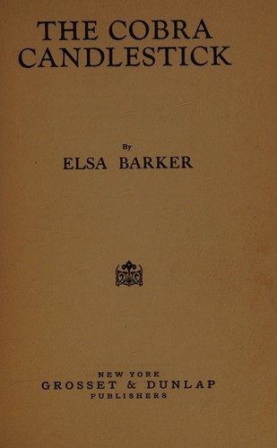 Cover for The Cobra Candlestick