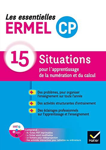 Cover for Les Essentielles ERMEL 15 Situations - CP éd. 2016 Guide + CDRom