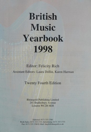 Cover for British and International Music Yearbook: The Directory of the Classical Music Industry