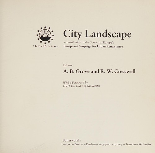 Cover for City landscape