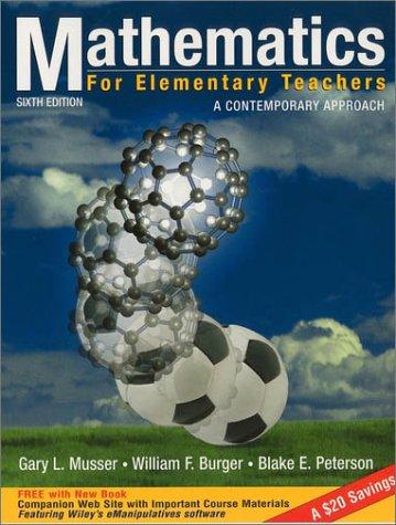 Cover for Mathematics for elementary teachers