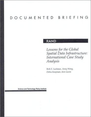 Cover for Lessons for the Global Spatial Data Infrastructure
