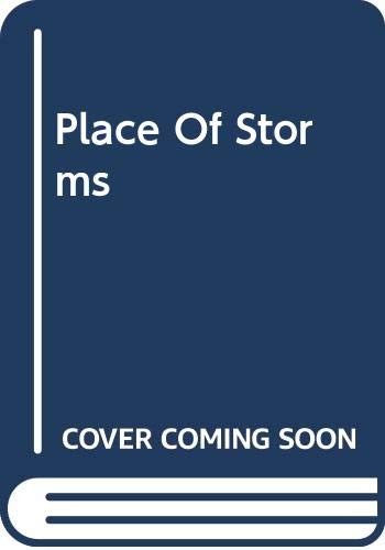 Cover for A place of storms