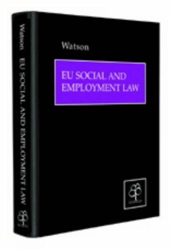 Cover for EU Social and Employment Law