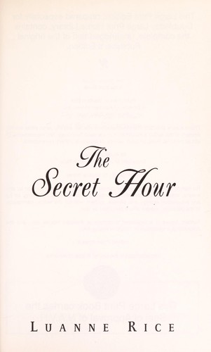 Cover for The secret hour