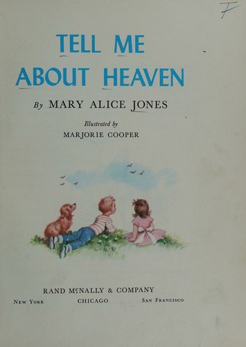 Cover for Tell me about heaven