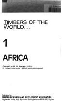 Cover for Timbers of the world