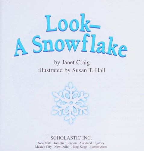 Cover for Look -- a snowflake