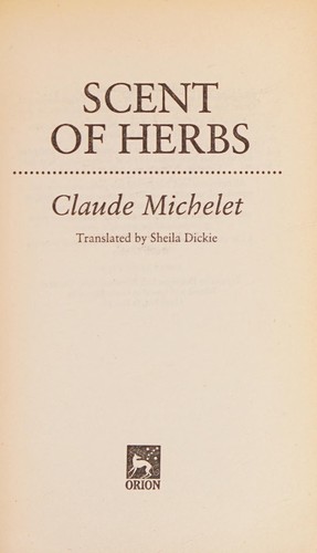 Cover for Scent of herbs